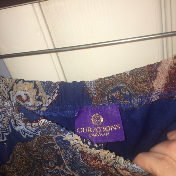 Bohemian long patterned skirt - Picture 4 of 4